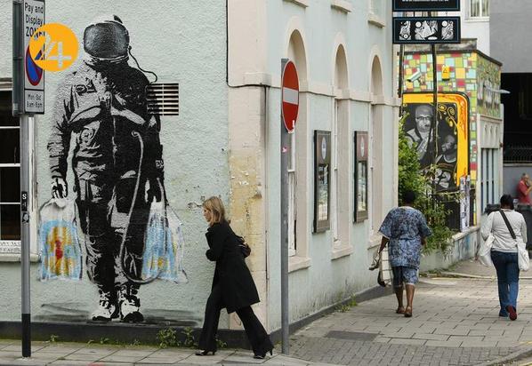 گرافیتی‌های وندالیسم بنکسی