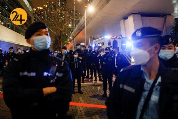 تجمع طرفداران فعالان سیاسی بازداشت شده هنگ کنگی