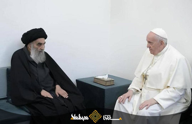دیدار پاپ فرانسیس با آیت الله سیستانی