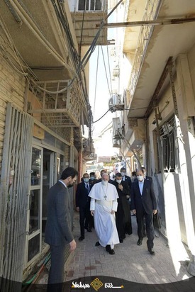 دیدار پاپ فرانسیس با آیت الله سیستانی