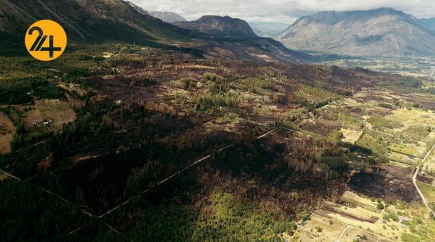 آتش‌سوزی در جنگل‌های آرژانتین