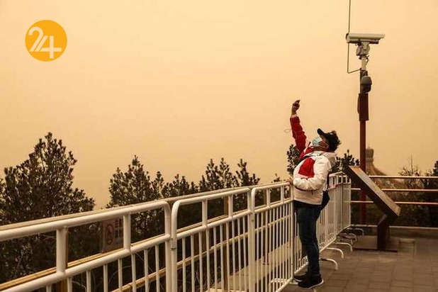 بی سابقه ترین طوفان شن در پکن