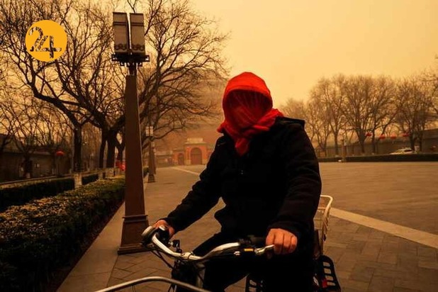 بی سابقه ترین طوفان شن در پکن