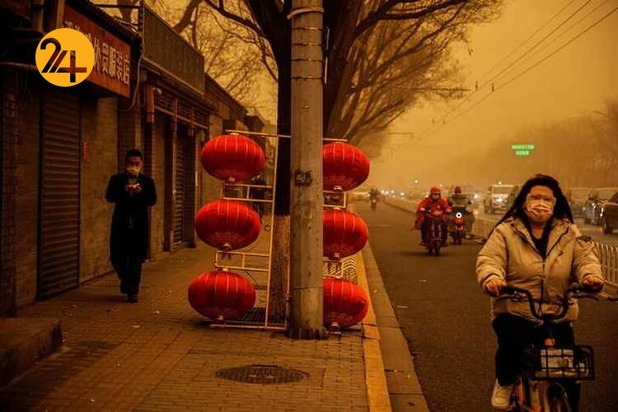 بی سابقه ترین طوفان شن در پکن