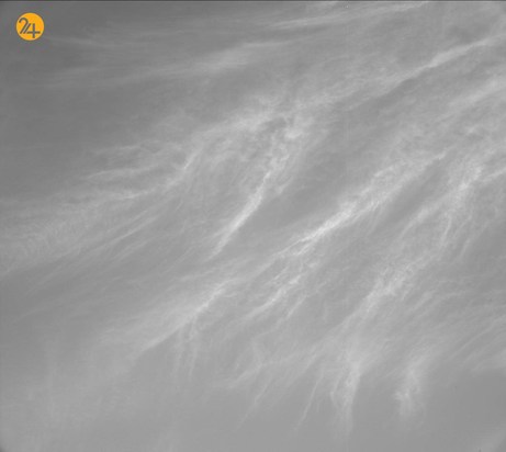 جدیدترین تصاویر مریخ‌نورد ناسا از ابرهای مریخی در سیاره سرخ