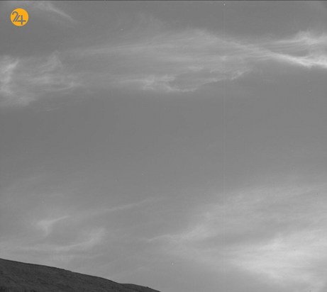 جدیدترین تصاویر مریخ‌نورد ناسا از ابرهای مریخی در سیاره سرخ