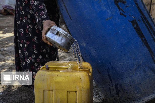 کمبود آب شرب در روستای طاهریه