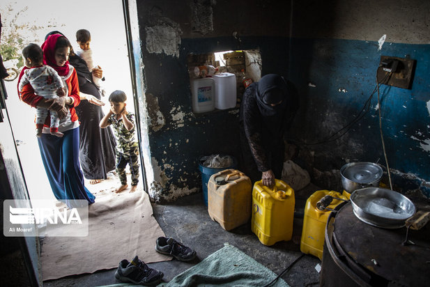 کمبود آب شرب در روستای طاهریه