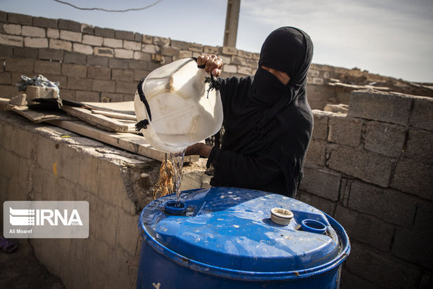 کمبود آب شرب در روستای طاهریه