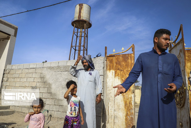 کمبود آب شرب در روستای طاهریه