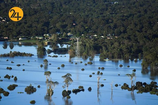 تصاویر سیل تاریخی استرالیا از بالا
