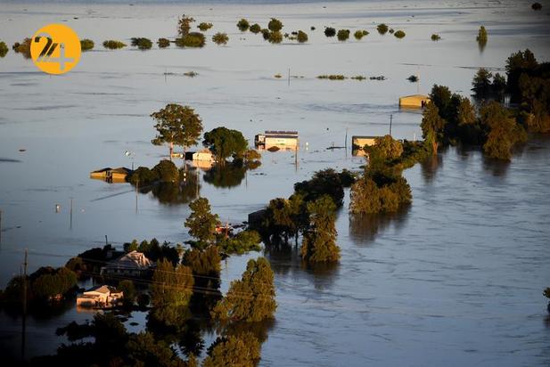 تصاویر سیل تاریخی استرالیا از بالا