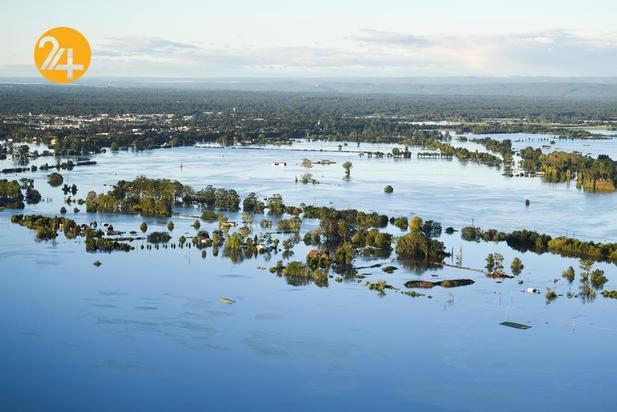 تصاویر سیل تاریخی استرالیا از بالا