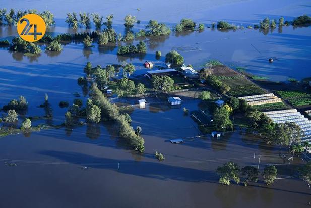 تصاویر سیل تاریخی استرالیا از بالا