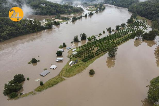 تصاویر سیل تاریخی استرالیا از بالا