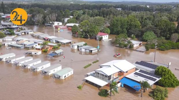 تصاویر سیل تاریخی استرالیا از بالا