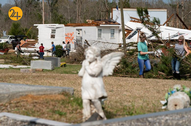 طوفان مرگبار در آلاباما