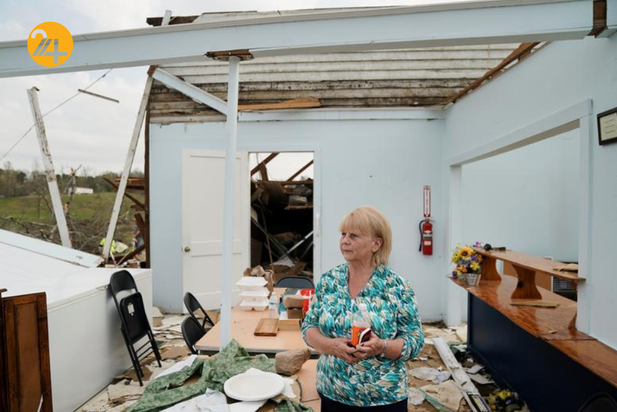 طوفان مرگبار در آلاباما