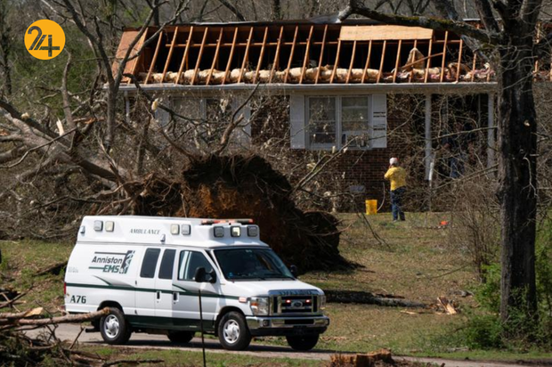 طوفان مرگبار در آلاباما