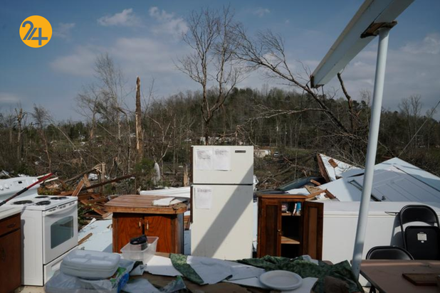 طوفان مرگبار در آلاباما