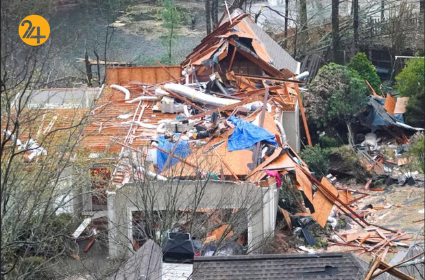 طوفان مرگبار در آلاباما