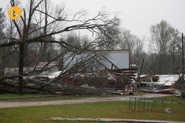 طوفان مرگبار در آلاباما