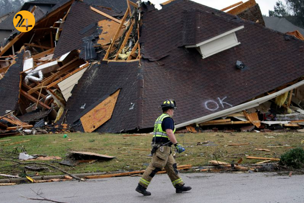 طوفان مرگبار در آلاباما