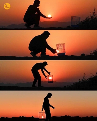 عکاسی با غروب خورشید