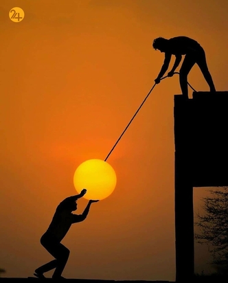 عکاسی با غروب خورشید