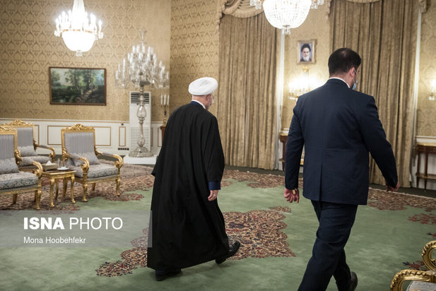 دیدار وزیر امور خارجه چین با حسن روحانی