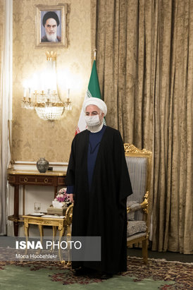 دیدار وزیر امور خارجه چین با حسن روحانی