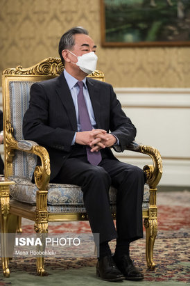 دیدار وزیر امور خارجه چین با حسن روحانی