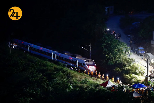 تصادف مرگبار قطار و کامیون در تایوان