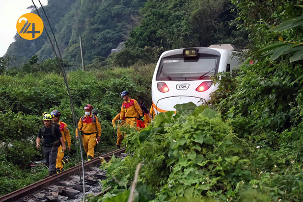 تصادف مرگبار قطار و کامیون در تایوان