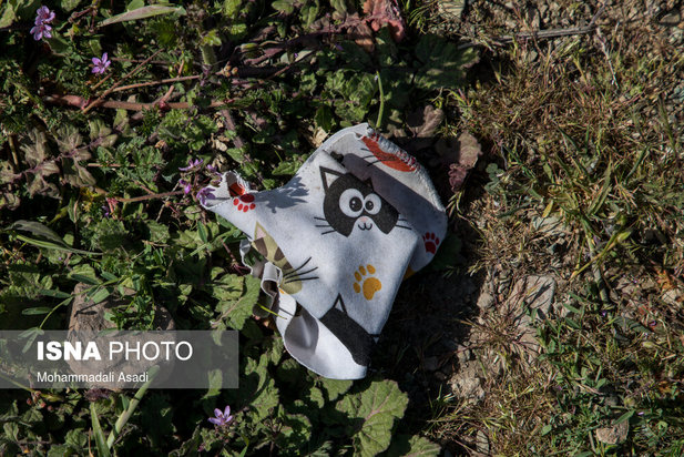 ماسک‌های رها شده در طبیعت