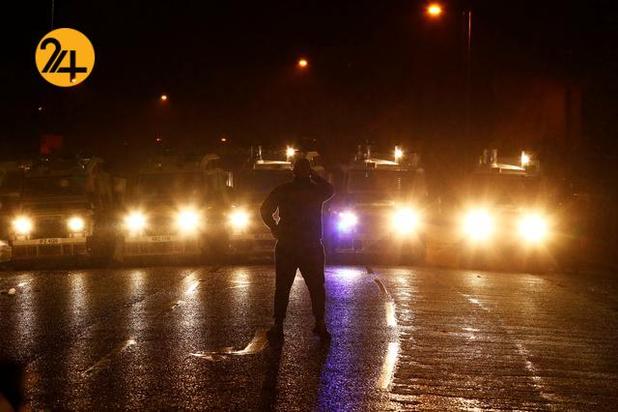 حمله مردم به پلیس بلفاست