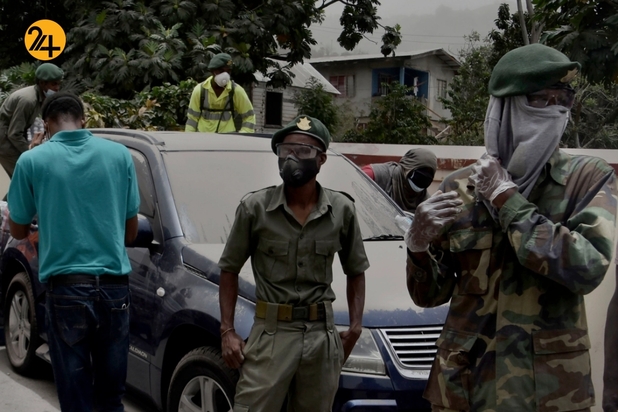 فوران آتشفشان در حوزه کارائیب