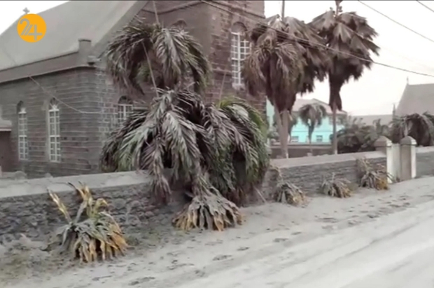 فوران آتشفشان در حوزه کارائیب