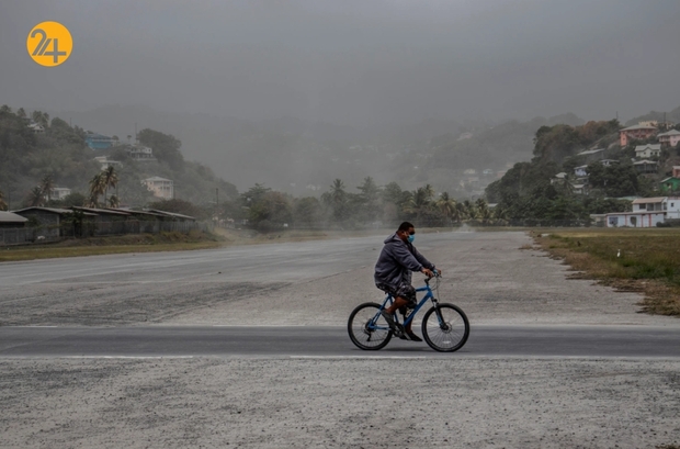 فوران آتشفشان در حوزه کارائیب
