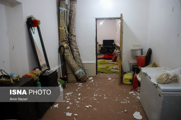 خسارات زلزله بندر گناوه