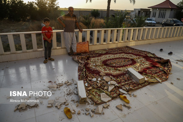 خسارات زلزله بندر گناوه