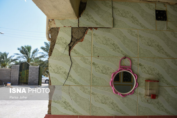 خسارات زلزله بندر گناوه