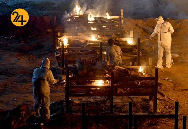 غم بارترین تصاویر از روز‌های جنگ با کرونا در هند