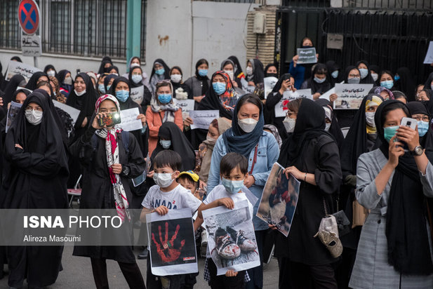 تجمع اعتراضی افغان‌ها در تهران