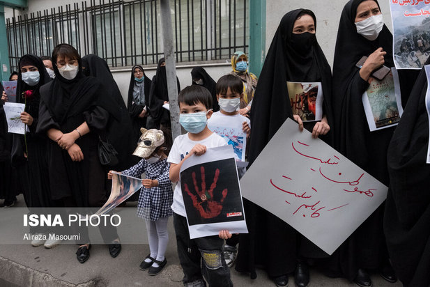 تجمع اعتراضی افغان‌ها در تهران