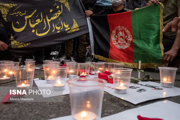 تجمع اعتراضی افغان‌ها در تهران