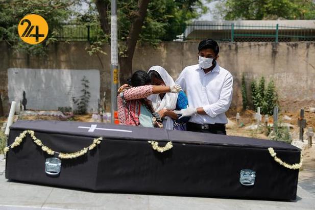 داغداران جانباختگان کرونایی در هند