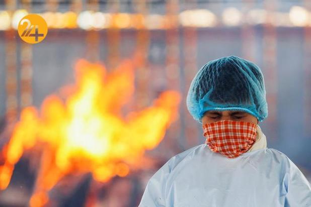 داغداران جانباختگان کرونایی در هند
