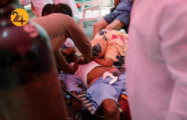 داغداران جانباختگان کرونایی در هند