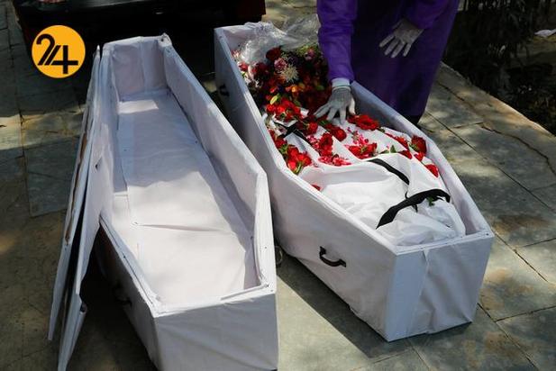 داغداران جانباختگان کرونایی در هند